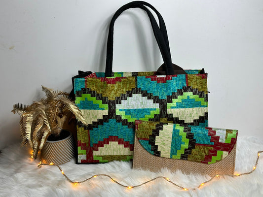 Sac en tissu wax