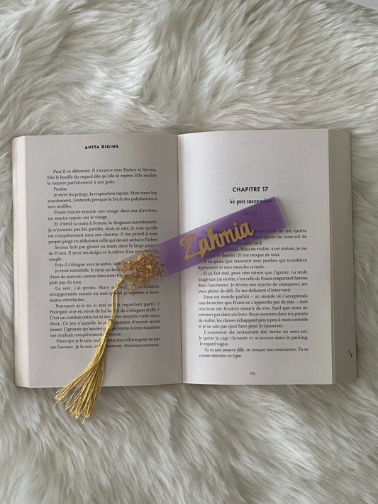 Marque-pages en résine personnalisé